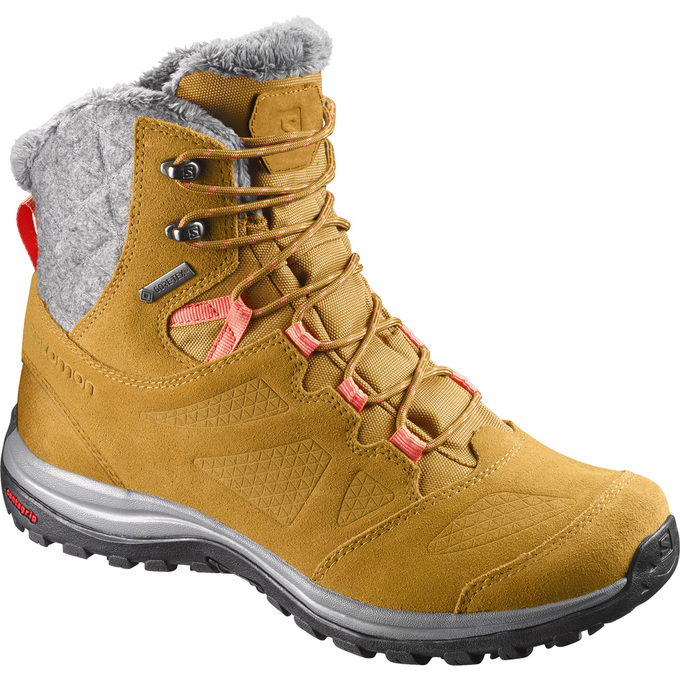 Salomon Vinterstøvler Dame Brune - ELLIPSE GTX® (HTMEO-2840)